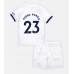 Tottenham Hotspur Pedro Porro #23 Hjemmedraktsett Barn 2023-24 Korte ermer (+ Korte bukser)